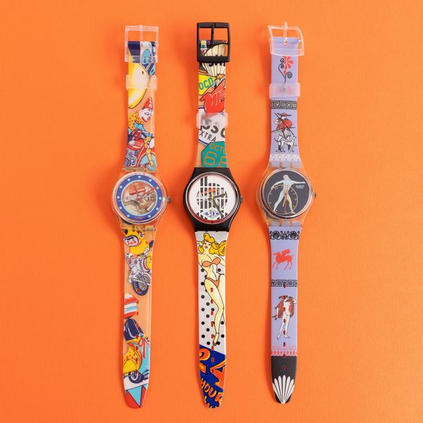 Tre orologi Swatch  - Asta I Swatch very much - Associazione Nazionale - Case d'Asta italiane