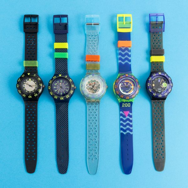 Cinque orologi Swatch Scuba  - Asta I Swatch very much - Associazione Nazionale - Case d'Asta italiane