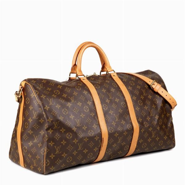 LOUIS VUITTON BORSA VIAGGIO KEEPALL 45  - Asta VINTAGE: BORSE E ACCESSORI DI HERMES, LOUIS VUITTON E ALTRE GRANDI MAISON - Associazione Nazionale - Case d'Asta italiane