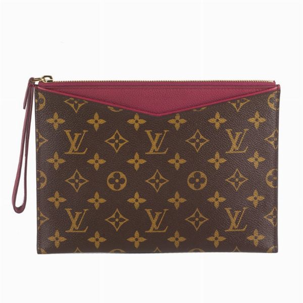 LOUIS VUITTON POCHETTE DA POLSO  - Asta VINTAGE: BORSE E ACCESSORI DI HERMES, LOUIS VUITTON E ALTRE GRANDI MAISON - Associazione Nazionale - Case d'Asta italiane