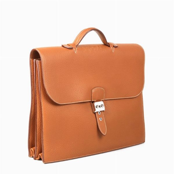 HERMES CARTELLA DA LAVORO SAC A DEPECHE 38  - Asta VINTAGE: BORSE E ACCESSORI DI HERMES, LOUIS VUITTON E ALTRE GRANDI MAISON - Associazione Nazionale - Case d'Asta italiane