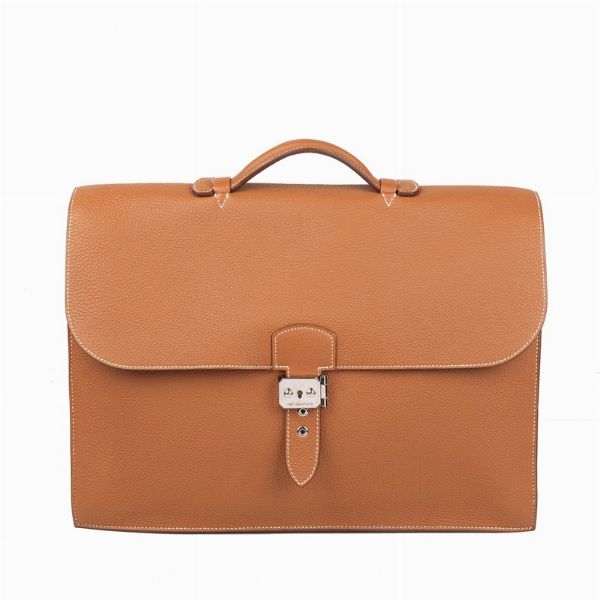 HERMES CARTELLA DA LAVORO SAC A DEPECHE 40  - Asta VINTAGE: BORSE E ACCESSORI DI HERMES, LOUIS VUITTON E ALTRE GRANDI MAISON - Associazione Nazionale - Case d'Asta italiane