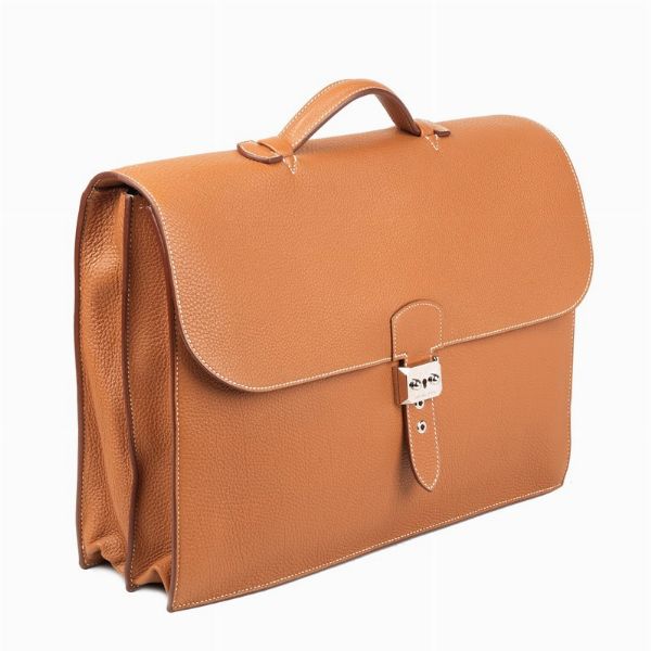 HERMES CARTELLA DA LAVORO SAC A DEPECHE 40  - Asta VINTAGE: BORSE E ACCESSORI DI HERMES, LOUIS VUITTON E ALTRE GRANDI MAISON - Associazione Nazionale - Case d'Asta italiane