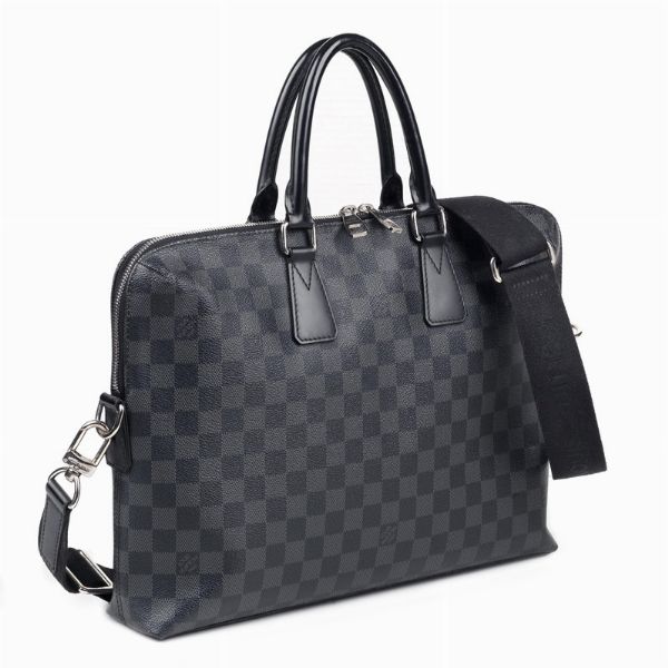 LOUIS VUITTON PORTADOCUMENTI JOUR  - Asta VINTAGE: BORSE E ACCESSORI DI HERMES, LOUIS VUITTON E ALTRE GRANDI MAISON - Associazione Nazionale - Case d'Asta italiane