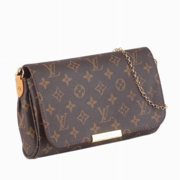 LOUIS VUITTON TRACOLLA CON CATENA  - Asta VINTAGE: BORSE E ACCESSORI DI HERMES, LOUIS VUITTON E ALTRE GRANDI MAISON - Associazione Nazionale - Case d'Asta italiane