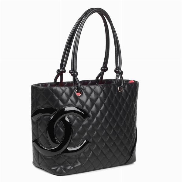 CHANEL SHOPPING BAG CAMBON  - Asta VINTAGE: BORSE E ACCESSORI DI HERMES, LOUIS VUITTON E ALTRE GRANDI MAISON - Associazione Nazionale - Case d'Asta italiane