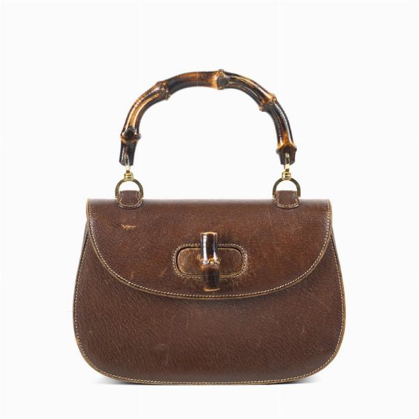 GUCCI BAMBOO BAG VINTAGE  - Asta VINTAGE: BORSE E ACCESSORI DI HERMES, LOUIS VUITTON E ALTRE GRANDI MAISON - Associazione Nazionale - Case d'Asta italiane