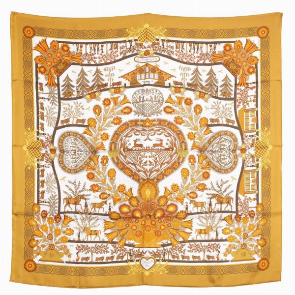 HERMES FOULARD DECOUPAGES  - Asta VINTAGE: BORSE E ACCESSORI DI HERMES, LOUIS VUITTON E ALTRE GRANDI MAISON - Associazione Nazionale - Case d'Asta italiane