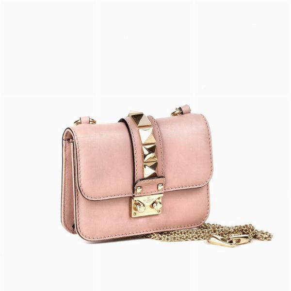 VALENTINO MINI TRACOLLA GLAM ROCKSTUD  - Asta VINTAGE: BORSE E ACCESSORI DI HERMES, LOUIS VUITTON E ALTRE GRANDI MAISON - Associazione Nazionale - Case d'Asta italiane