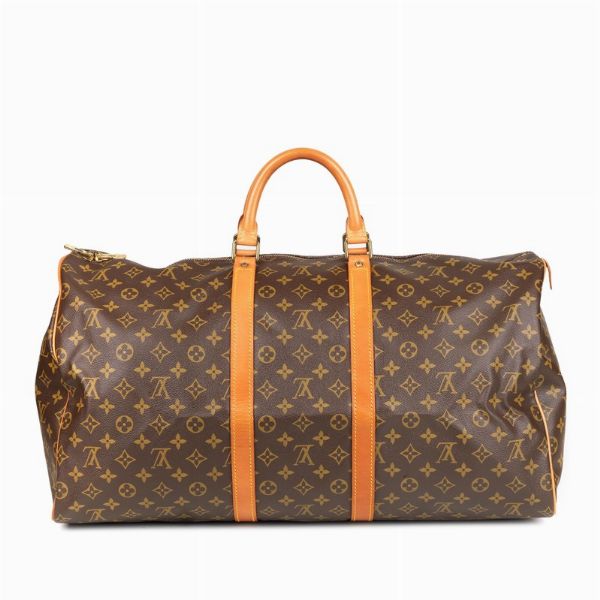 LOUIS VUITTON BORSA VIAGGIO KEEPALL 55  - Asta VINTAGE: BORSE E ACCESSORI DI HERMES, LOUIS VUITTON E ALTRE GRANDI MAISON - Associazione Nazionale - Case d'Asta italiane