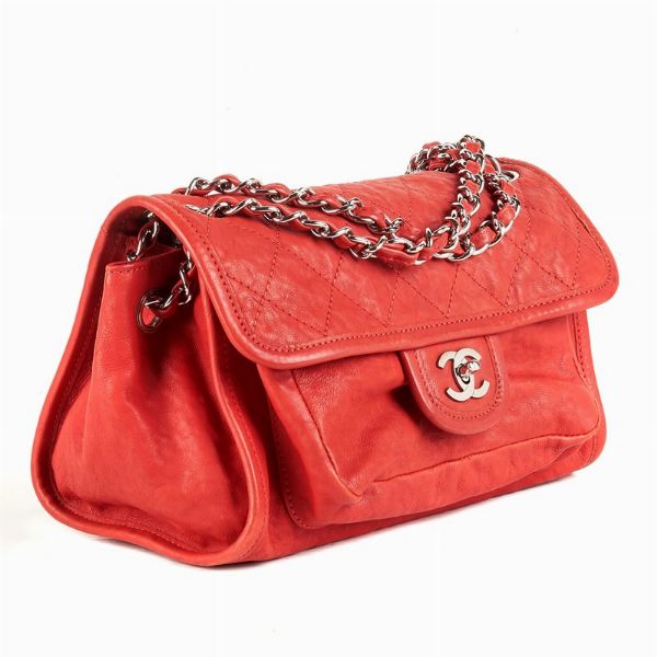 CHANEL TRACOLLA FRENCH RIVIERA  - Asta VINTAGE: BORSE E ACCESSORI DI HERMES, LOUIS VUITTON E ALTRE GRANDI MAISON - Associazione Nazionale - Case d'Asta italiane