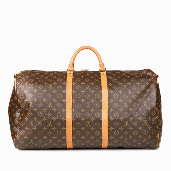 LOUIS VUITTON BORSA VIAGGIO KEEPALL 60  - Asta VINTAGE: BORSE E ACCESSORI DI HERMES, LOUIS VUITTON E ALTRE GRANDI MAISON - Associazione Nazionale - Case d'Asta italiane