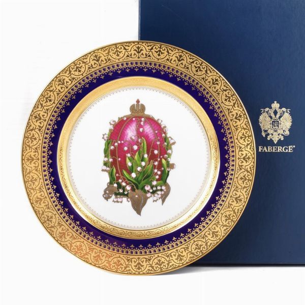 FABERGE' PIATTO IMPERIAL COLLECTION  - Asta VINTAGE: BORSE E ACCESSORI DI HERMES, LOUIS VUITTON E ALTRE GRANDI MAISON - Associazione Nazionale - Case d'Asta italiane