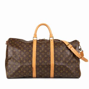 LOUIS VUITTON BORSA VIAGGIO KEEPALL 45  - Asta VINTAGE: BORSE E ACCESSORI DI HERMES, LOUIS VUITTON E ALTRE GRANDI MAISON - Associazione Nazionale - Case d'Asta italiane