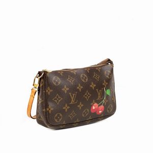 LOUIS VUITTON PICCOLA TRACOLLA TAKASHI MURAKAMI CERISES  - Asta VINTAGE: BORSE E ACCESSORI DI HERMES, LOUIS VUITTON E ALTRE GRANDI MAISON - Associazione Nazionale - Case d'Asta italiane