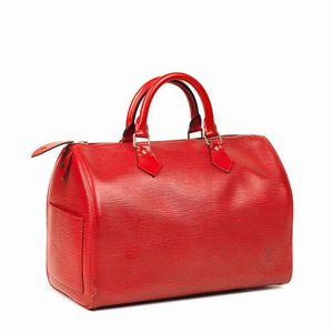 LOUIS VUITTON BAULETTO SPEEDY 30  - Asta VINTAGE: BORSE E ACCESSORI DI HERMES, LOUIS VUITTON E ALTRE GRANDI MAISON - Associazione Nazionale - Case d'Asta italiane