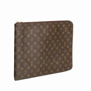 LOUIS VUITTON PORTADOCUMENTI  - Asta VINTAGE: BORSE E ACCESSORI DI HERMES, LOUIS VUITTON E ALTRE GRANDI MAISON - Associazione Nazionale - Case d'Asta italiane