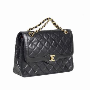 CHANEL TRACOLLA VINTAGE  - Asta VINTAGE: BORSE E ACCESSORI DI HERMES, LOUIS VUITTON E ALTRE GRANDI MAISON - Associazione Nazionale - Case d'Asta italiane