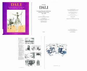 SALVADOR DALI' : Combat des Cavaliers (dalle serie Calderon)  - Asta Asta a Tempo | Solo Online - Associazione Nazionale - Case d'Asta italiane