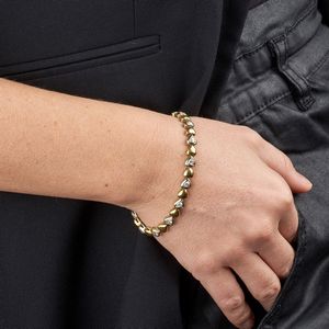 BRACCIALE A CUORI CON DIAMANTI  - Asta Gioielli - Associazione Nazionale - Case d'Asta italiane