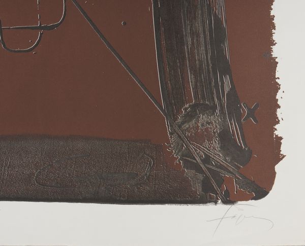 TAPIES ANTONI (1923 - 2012) : Grand M Avec Taches.  - Asta Asta 431 | GRAFICA MODERNA, FOTOGRAFIA E MULTIPLI D'AUTORE Online - Associazione Nazionale - Case d'Asta italiane