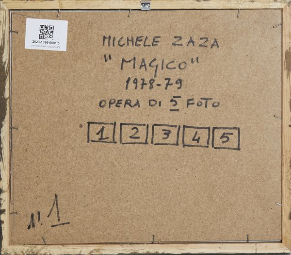 ZAZA MICHELE (n. 1948) : Magico (polittico).  - Asta Asta 431 | GRAFICA MODERNA, FOTOGRAFIA E MULTIPLI D'AUTORE Online - Associazione Nazionale - Case d'Asta italiane