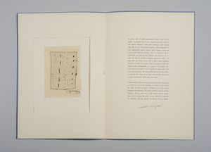 FONTANA LUCIO (1899 - 1968) : Concetto spaziale, Le Pagine.  - Asta Asta 431 | GRAFICA MODERNA, FOTOGRAFIA E MULTIPLI D'AUTORE Online - Associazione Nazionale - Case d'Asta italiane