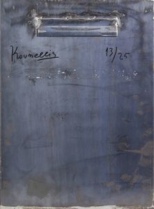 KOUNELLIS JANNIS (n. 1936) : Senza titolo.  - Asta Asta 431 | GRAFICA MODERNA, FOTOGRAFIA E MULTIPLI D'AUTORE Online - Associazione Nazionale - Case d'Asta italiane