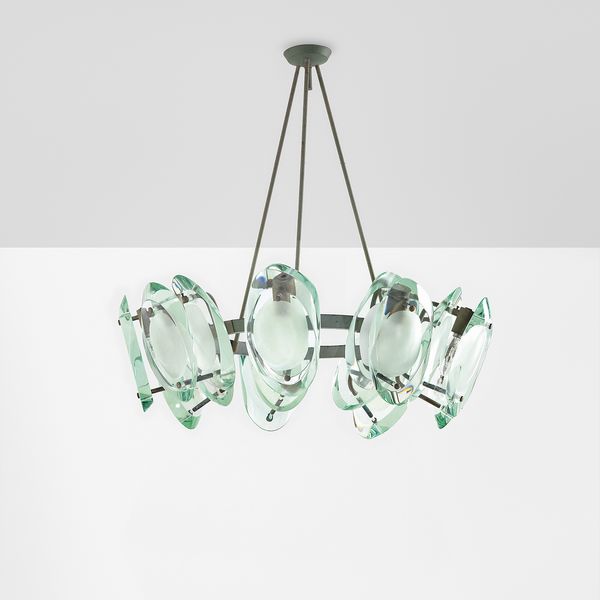 MAX INGRAND : Lampada a sospensione mod. 2088  - Asta Fine Design - Associazione Nazionale - Case d'Asta italiane