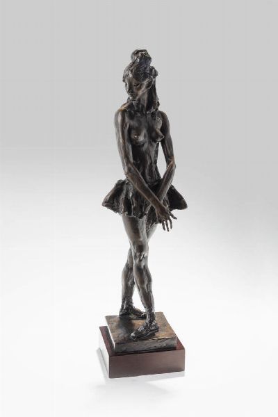 FRANCESCO MESSINA Linguaglossa (CT) 1900 - 1995 Milano : Danzatrice  - Asta Dipinti e Sculture - Associazione Nazionale - Case d'Asta italiane