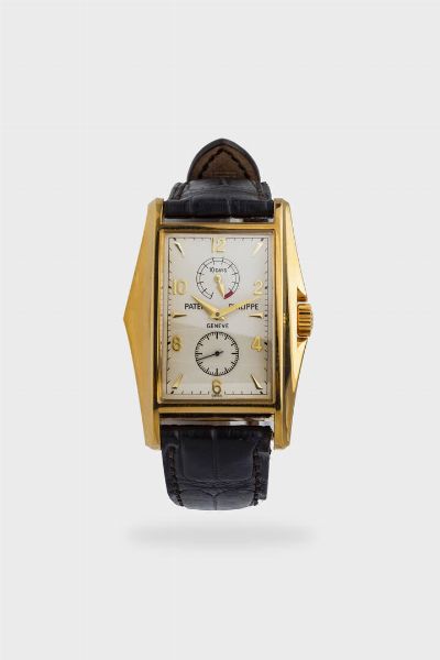 PATEK PHILIPPE : Mod. Gondolo 10 days  anno 2000  - Asta Orologi - Associazione Nazionale - Case d'Asta italiane