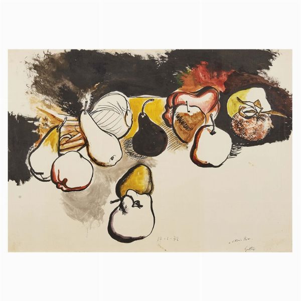 GUTTUSO RENATO : RENATO GUTTUSO  - Asta Arte moderna e contemporanea - Associazione Nazionale - Case d'Asta italiane