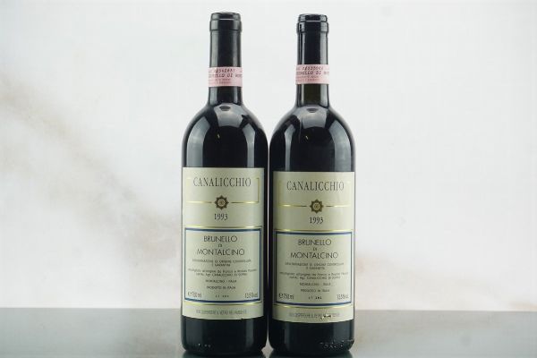 Brunello di Montalcino Canalicchio di Sopra 1993  - Asta Smart Wine 2.0 | Christmas Edition - Associazione Nazionale - Case d'Asta italiane