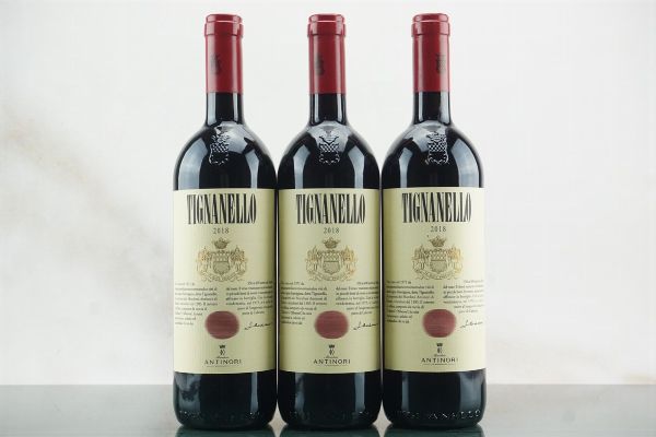 Tignanello Antinori 2018  - Asta Smart Wine 2.0 | Christmas Edition - Associazione Nazionale - Case d'Asta italiane