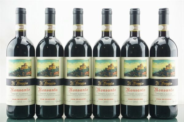 Chianti Classico Il Poggio Castello di Monsanto 2017  - Asta Smart Wine 2.0 | Christmas Edition - Associazione Nazionale - Case d'Asta italiane