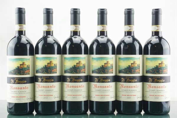 Chianti Classico Il Poggio Castello di Monsanto 2017  - Asta Smart Wine 2.0 | Christmas Edition - Associazione Nazionale - Case d'Asta italiane