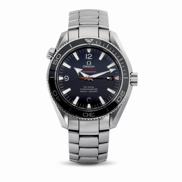 OMEGA : Iconico Seamaster Planet Ocean World Premier ed. limitata 1085/1948, movimento automatico co-axial scatola e garanzia  - Asta Orologi da Polso - Associazione Nazionale - Case d'Asta italiane