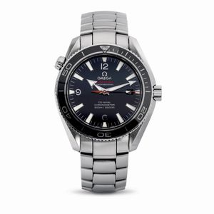 OMEGA - Iconico Seamaster Planet Ocean World Premier ed. limitata 1085/1948, movimento automatico co-axial scatola e garanzia