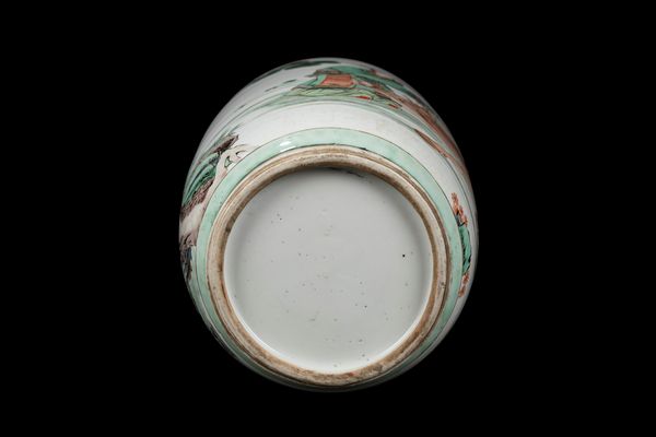 RARO VASO IN PORCELLANA FAMIGLIA VERDE  - Asta Arte Orientale  - Associazione Nazionale - Case d'Asta italiane