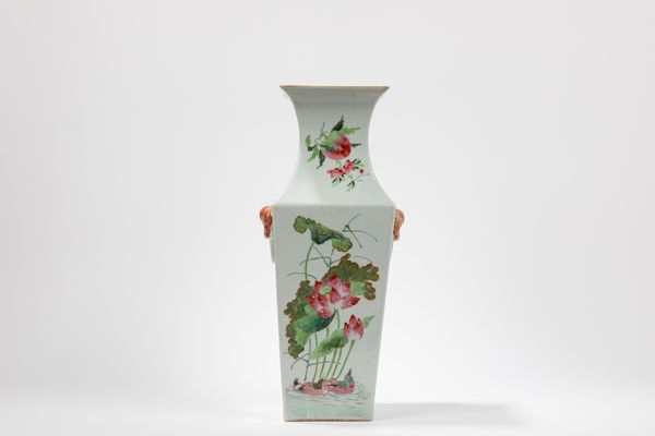 VASO IN PORCELLANA QIANJIANG  - Asta Arte Orientale  - Associazione Nazionale - Case d'Asta italiane