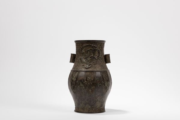 VASO IN BRONZO  - Asta Arte Orientale  - Associazione Nazionale - Case d'Asta italiane