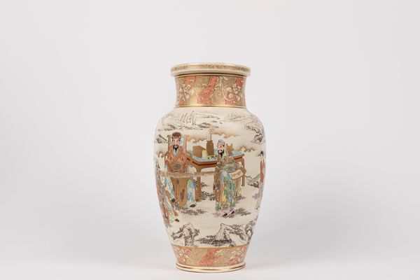 GRANDE VASO SATSUMA  - Asta Arte Orientale  - Associazione Nazionale - Case d'Asta italiane