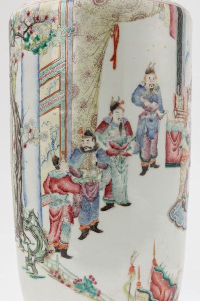 VASO IN PORCELLANA FAMIGLIA ROSA  - Asta Arte Orientale  - Associazione Nazionale - Case d'Asta italiane