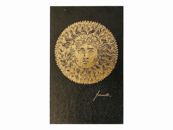 Fornasetti, Interno del teatro Alla Scala, Foulard in seta  - Asta Vintagemania - Associazione Nazionale - Case d'Asta italiane