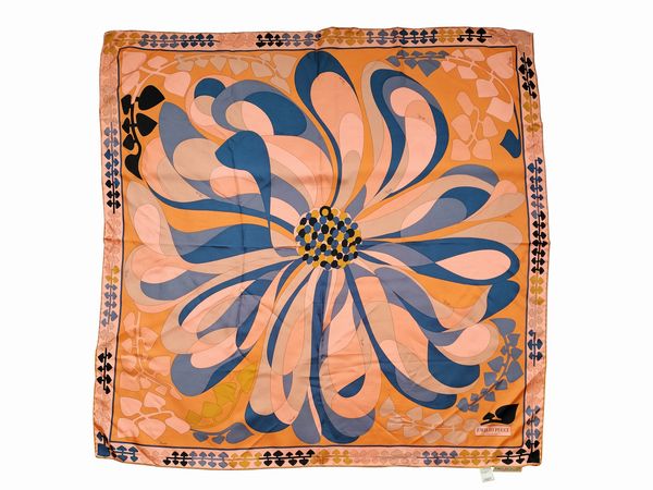 Emilio Pucci, Foulard in seta  - Asta Vintagemania - Associazione Nazionale - Case d'Asta italiane