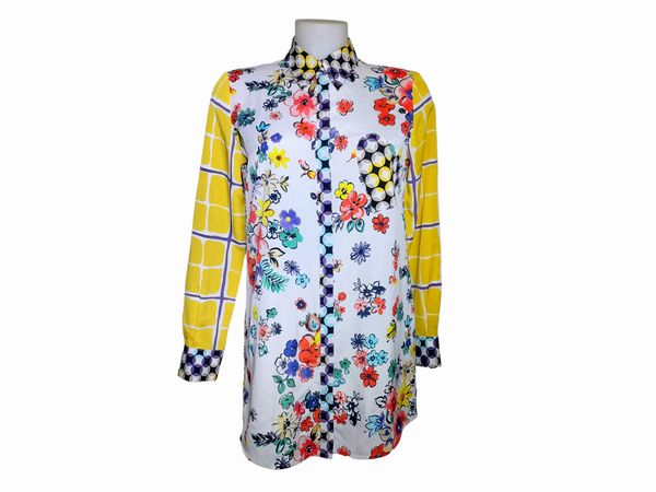 Moschino, Camicia floreale  - Asta Vintagemania - Associazione Nazionale - Case d'Asta italiane