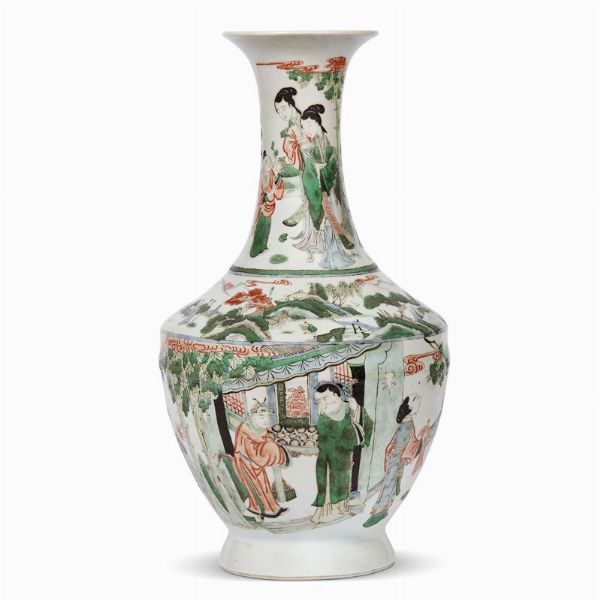 VASO, CINA, DINASTIA QING, SEC. XIX  - Asta Arte Orientale - Associazione Nazionale - Case d'Asta italiane