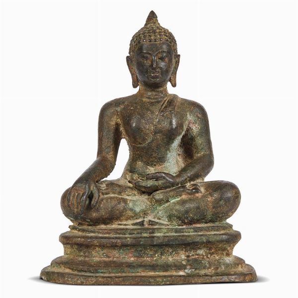 SCULTURA, THAILANDIA, SEC. XIX  - Asta Arte Orientale - Associazione Nazionale - Case d'Asta italiane