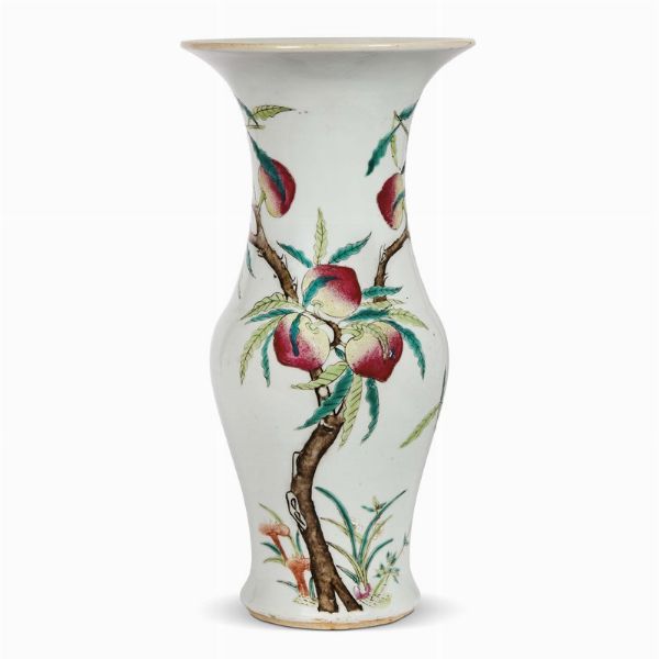 VASO, CINA, DINASTIA QING, SEC. XIX-XX  - Asta Arte Orientale - Associazione Nazionale - Case d'Asta italiane