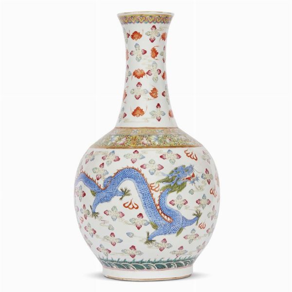 VASO, CINA, DINASTIA QING, SEC. XIX  - Asta Arte Orientale - Associazione Nazionale - Case d'Asta italiane